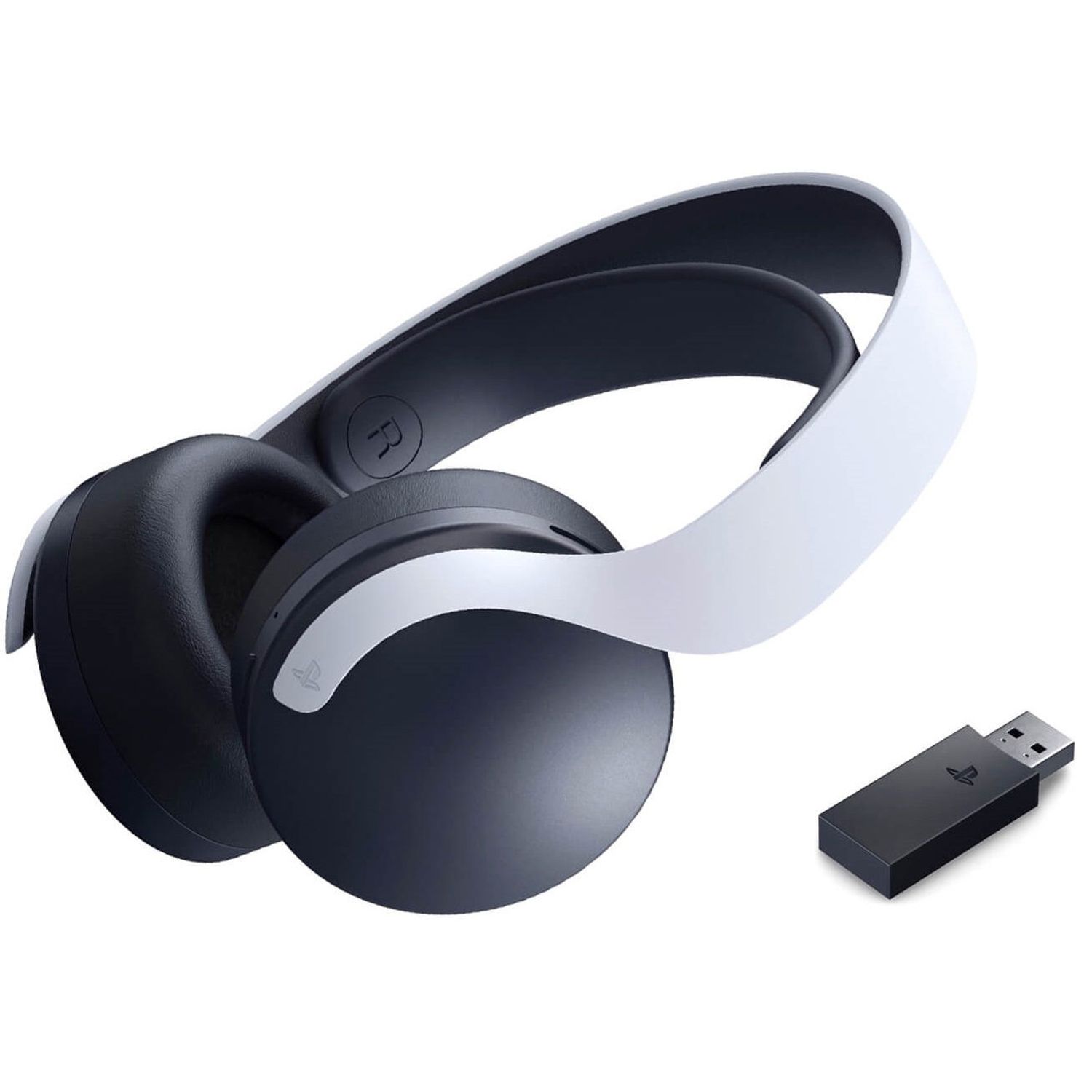 Casti Stereo Wireless Sony Pulse 3D pentru PlayStation 5 (Alb) fotografia produsului View 3 L