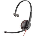 Casca Call Center Poly Blackwire C3210, USB-C, Monoaural (Negru) fotografia produsului