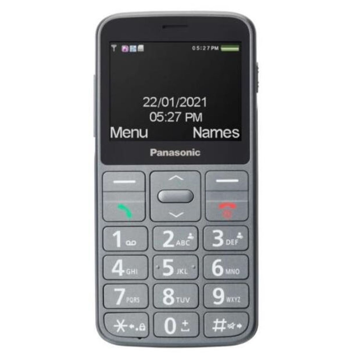 Telefon mobil Panasonic KX-TU160EXG, Ecran 2.4", Single SIM (Gri) fotografia produsului