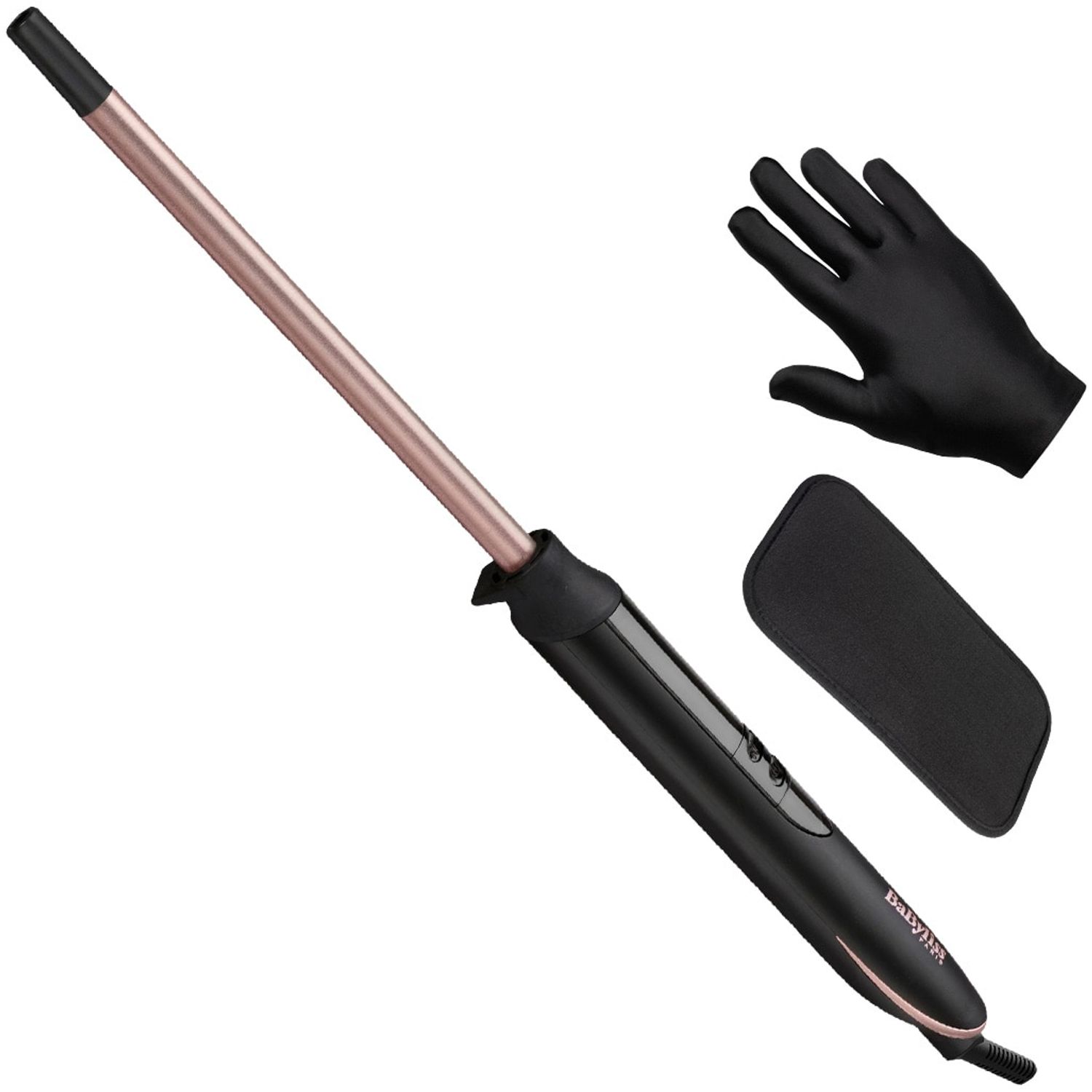 Ondulator pentru bucle afro BaByliss C449E, 210 &deg;C, Invelis Quartz-Ceramic, Negru fotografia produsului View 4 L