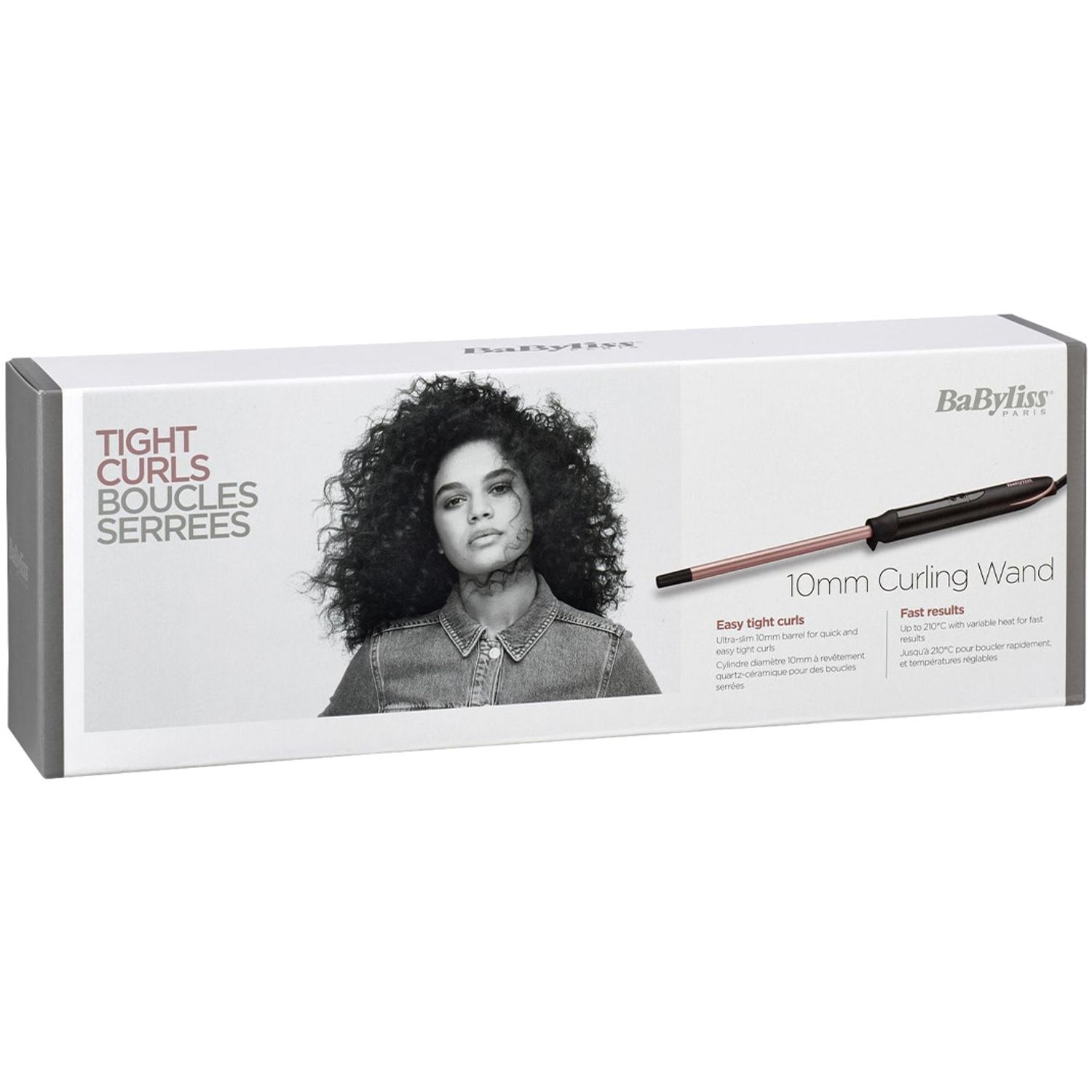 Ondulator pentru bucle afro BaByliss C449E, 210 &deg;C, Invelis Quartz-Ceramic, Negru fotografia produsului View 13 L