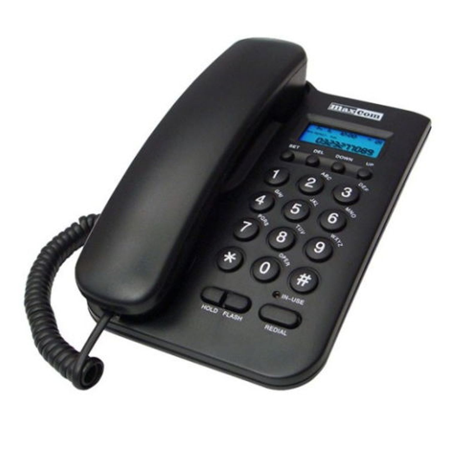Telefon Maxcom fix KXT100 (Negru) fotografia produsului