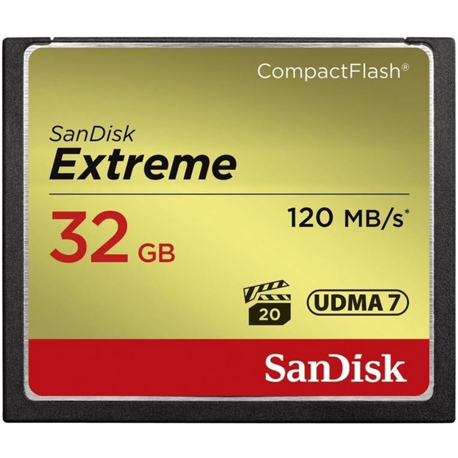 Card de memorie SanDisk Compact Flash Extreme 32GB, 120 MB/s fotografia produsului