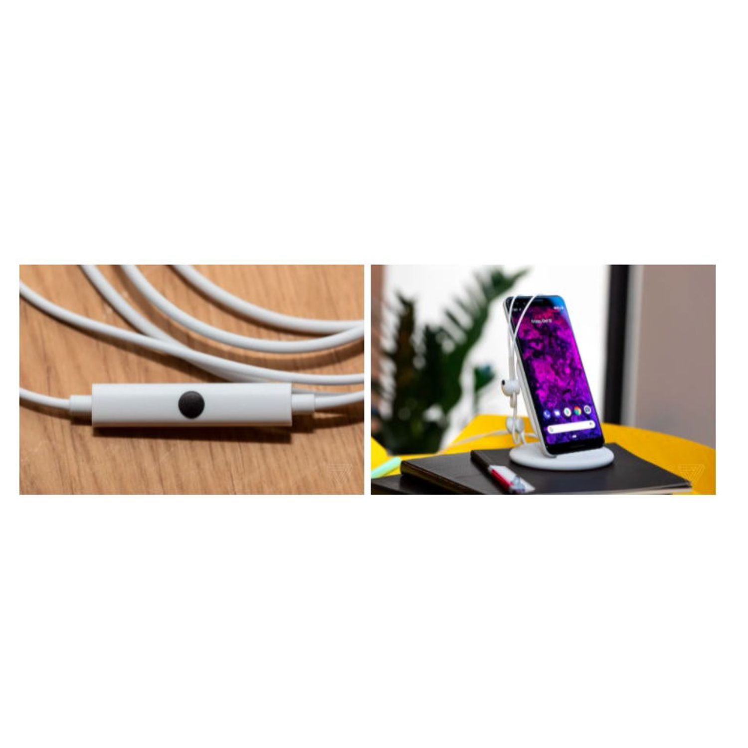 Casti Stereo Google Pixel Earbuds, USB-C, Microfon, Bulk (Alb) fotografia produsului View 2 L