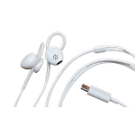 Casti Stereo Google Pixel Earbuds, USB-C, Microfon, Bulk (Alb) fotografia produsului