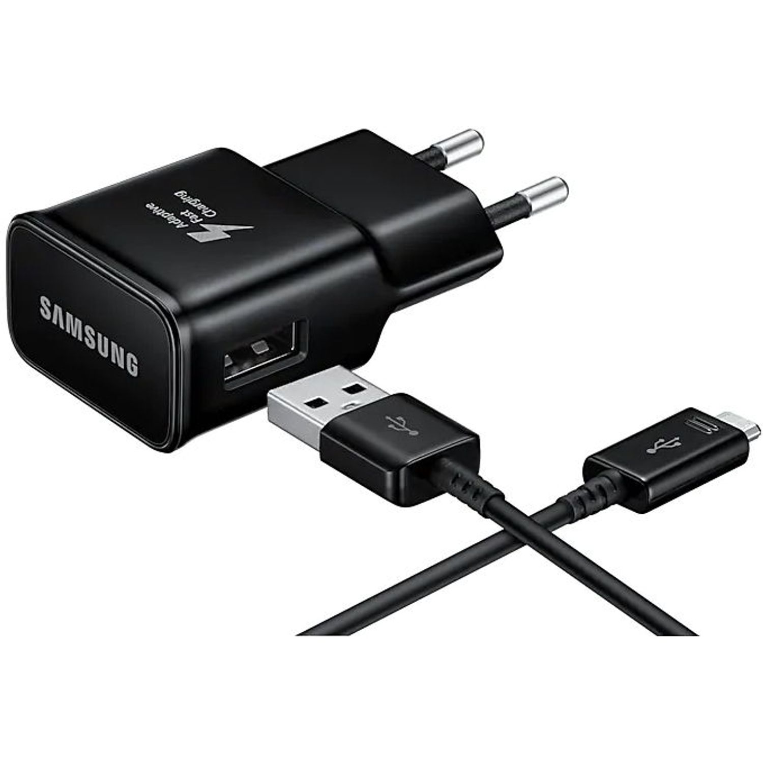 Incarcator Priza Samsung EP-TA20EBECGWW, Adaptive Fast Charging, USB Type-C, 2A (Negru) fotografia produsului