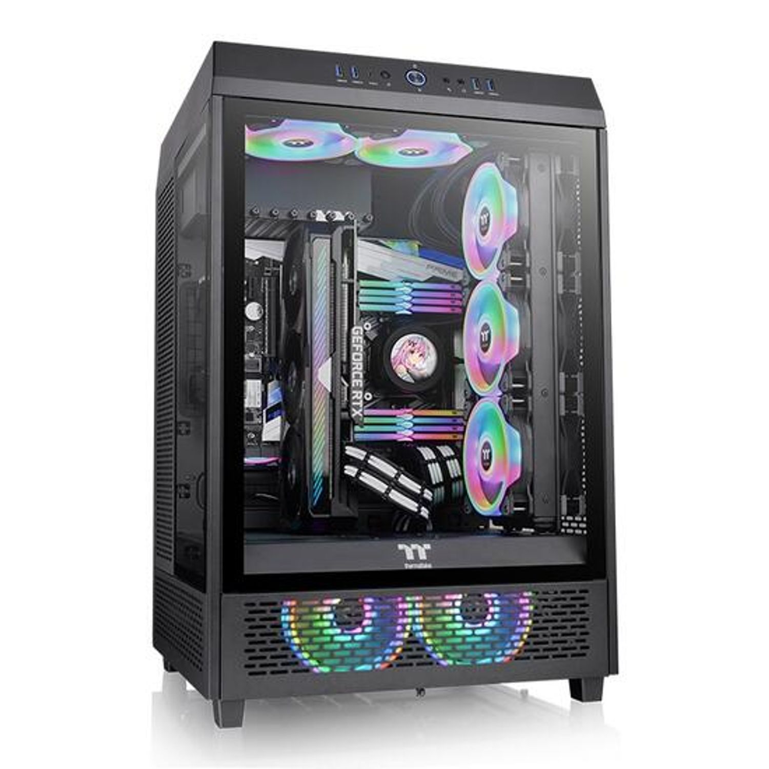 Carcasa Thermaltake The Tower 500, Mid Tower (Negru) fotografia produsului View 2 L