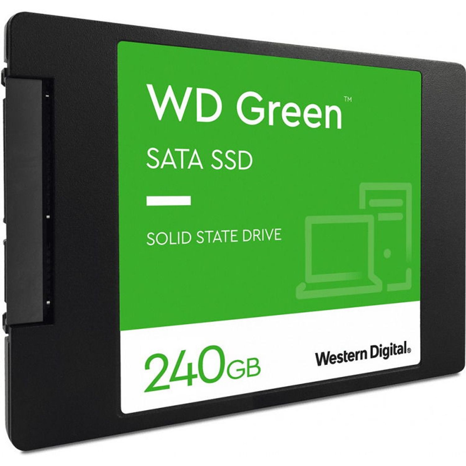 SSD Western Digital Green 240GB SATA-III 2.5" fotografia produsului View 3 L