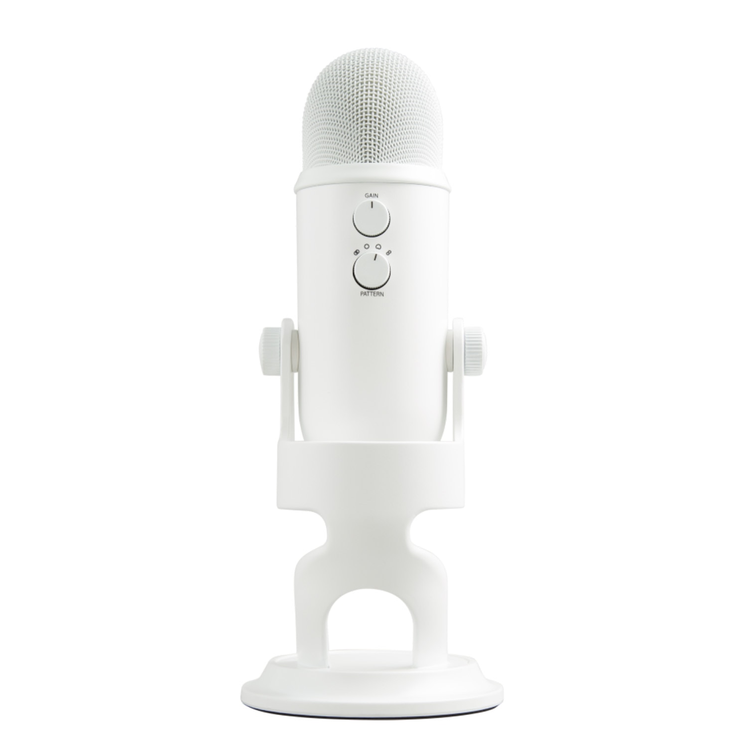 Microfon Profesional Blue Yeti, USB, Gaming, Podcast, Streaming, Recording, Multi-Pattern, Alb fotografia produsului View 3 L