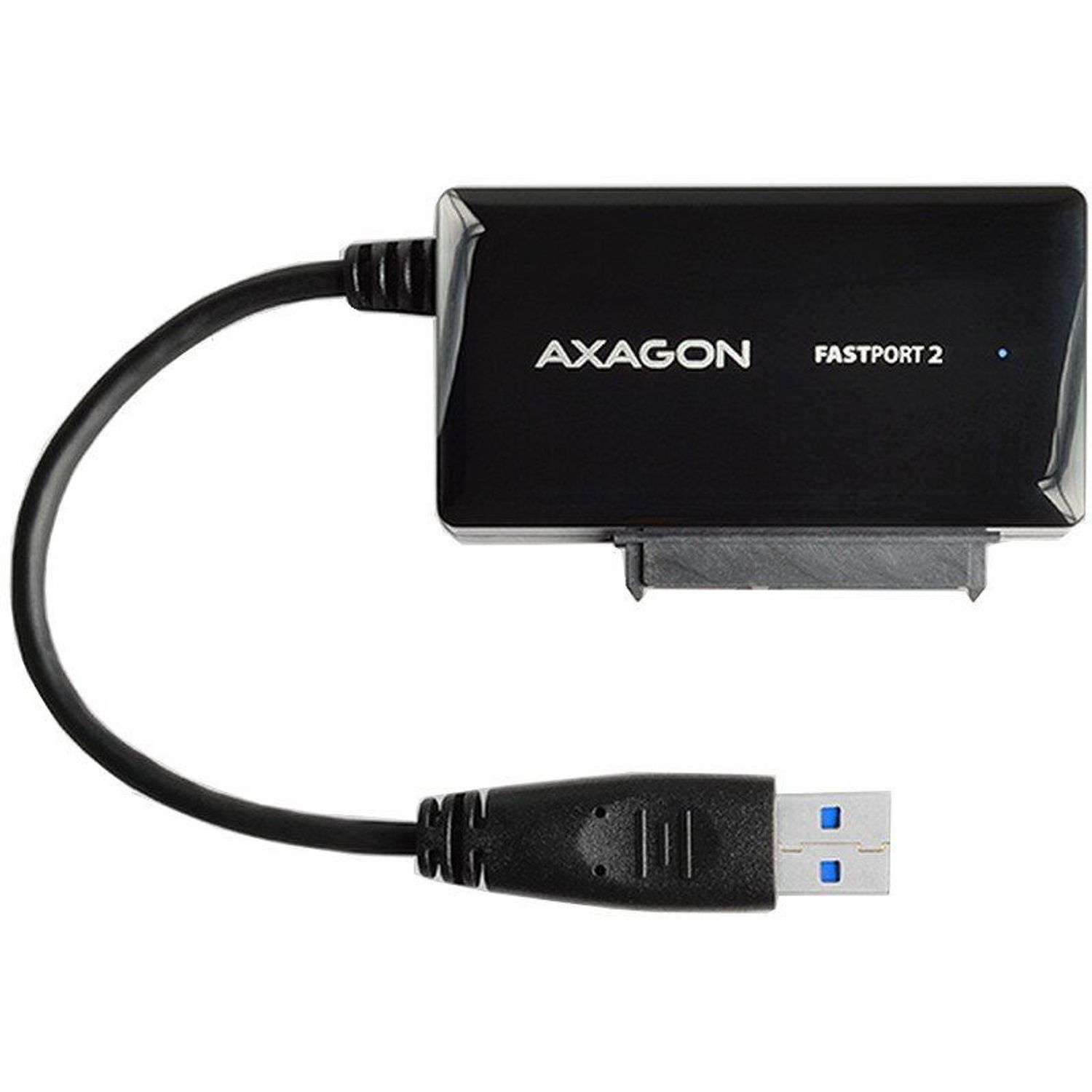 Adaptor AXAGON ADSA-FP3, USB3.0 - SATA 6G HDD/SSD/ODD (Negru) fotografia produsului View 3 L