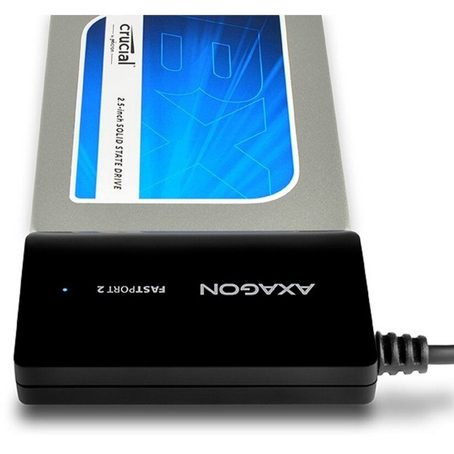 Adaptor AXAGON ADSA-FP3, USB3.0 - SATA 6G HDD/SSD/ODD (Negru) fotografia produsului View 4 L