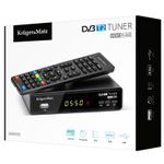 Tuner TV Kruger&Matz KM0550C, DVB-T2 (Negru) fotografia produsului View 5 S