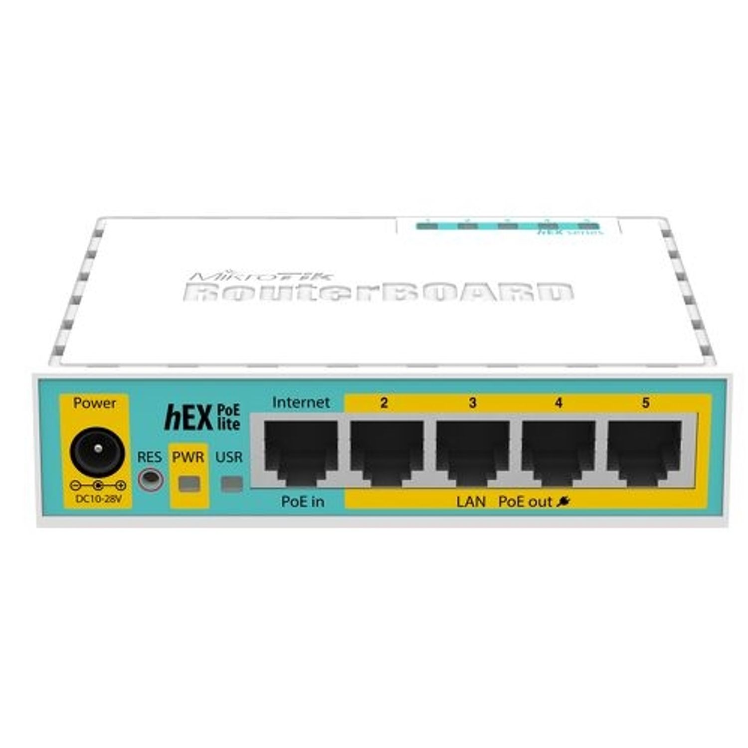 Router MikroTik RB750UPR2, 5 x LAN, 4 x PoE fotografia produsului