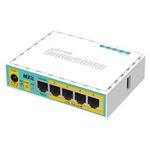 Router MikroTik RB750UPR2, 5 x LAN, 4 x PoE fotografia produsului View 2 S