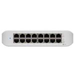 Switch Ubiquiti USW-LITE-16-POE, Gigabit, 16 porturi, PoE fotografia produsului View 2 S