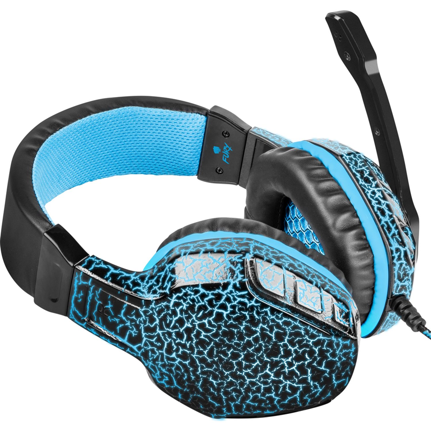 Casti Gaming Fury Hellcat (Albastru) fotografia produsului View 3 L