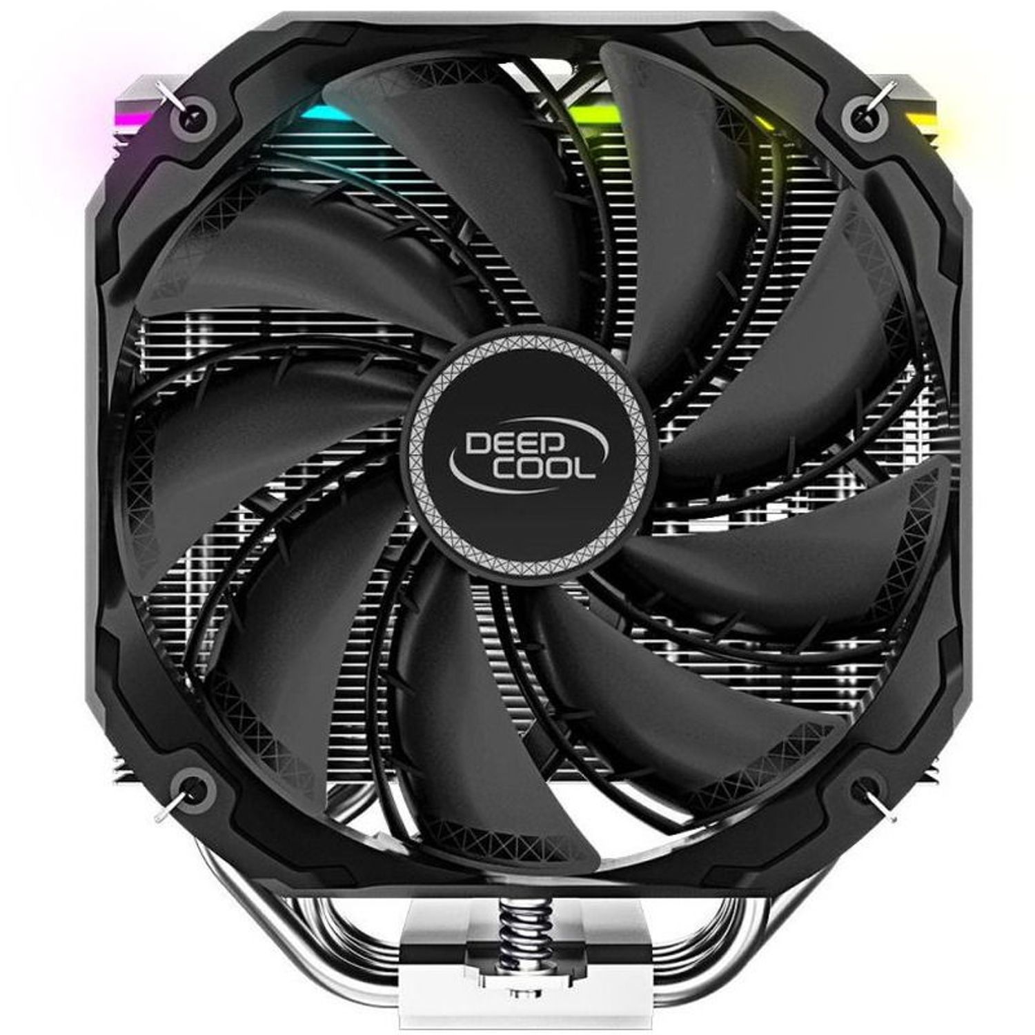 Cooler CPU Deepcool AS500 Plus iluminare RGB, 2x140mm fotografia produsului View 3 L