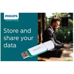 Stick USB Philips Snow Edition, 256GB, USB 3.0 (Alb/Verde) fotografia produsului View 5 S