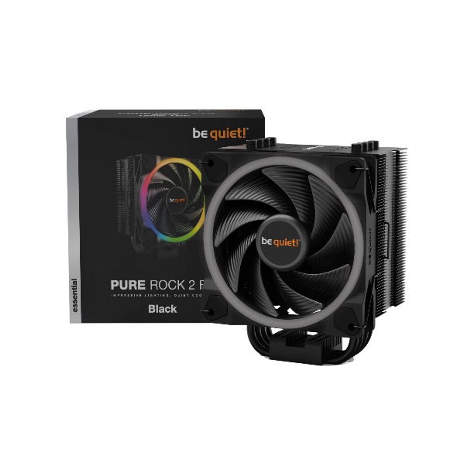 Cooler CPU be quiet! Pure Rock 2 FX Black, 120 mm fotografia produsului View 3 L