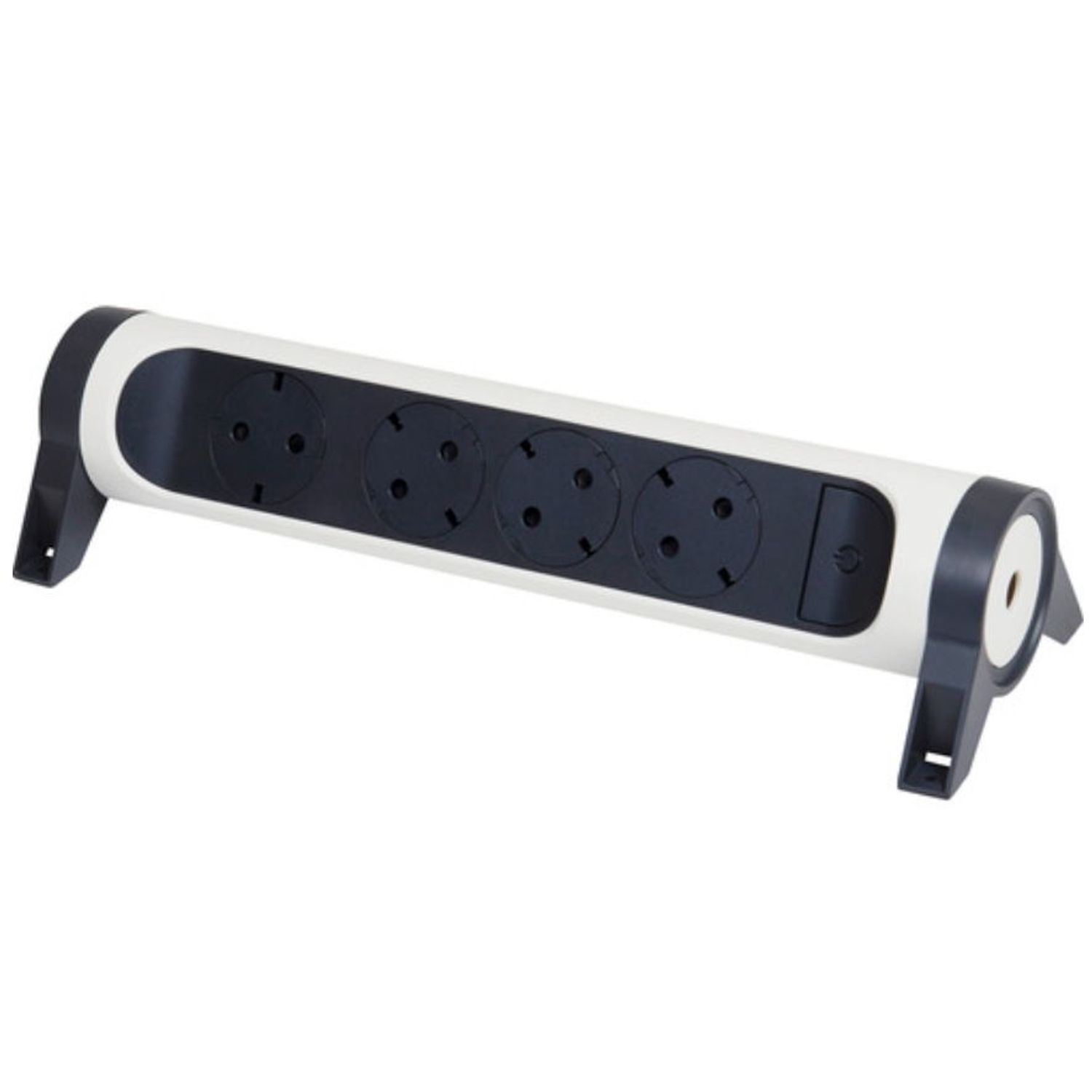 Bloc multipriza LEGRAND L694544, 4 Prize, Schuko (Alb/Negru) fotografia produsului