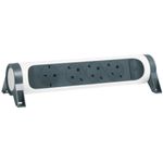 Bloc multipriza LEGRAND L694544, 4 Prize, Schuko (Alb/Negru) fotografia produsului View 2 S