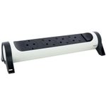 Bloc multipriza LEGRAND L694544, 4 Prize, Schuko (Alb/Negru) fotografia produsului View 3 S