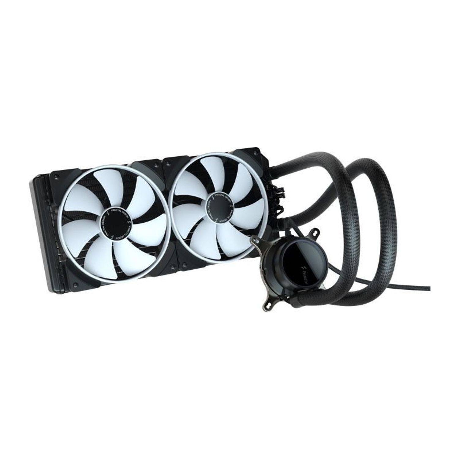 Cooler CPU Fractal Design Celsius+ S28 Prisma, 2 x 140mm, Iluminare RGB fotografia produsului View 4 L