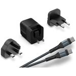 Incarcator retea Energizer PowerDelivery Universal, 20W, 1 USB C, Cablu type-C, Negru fotografia produsului View 2 S
