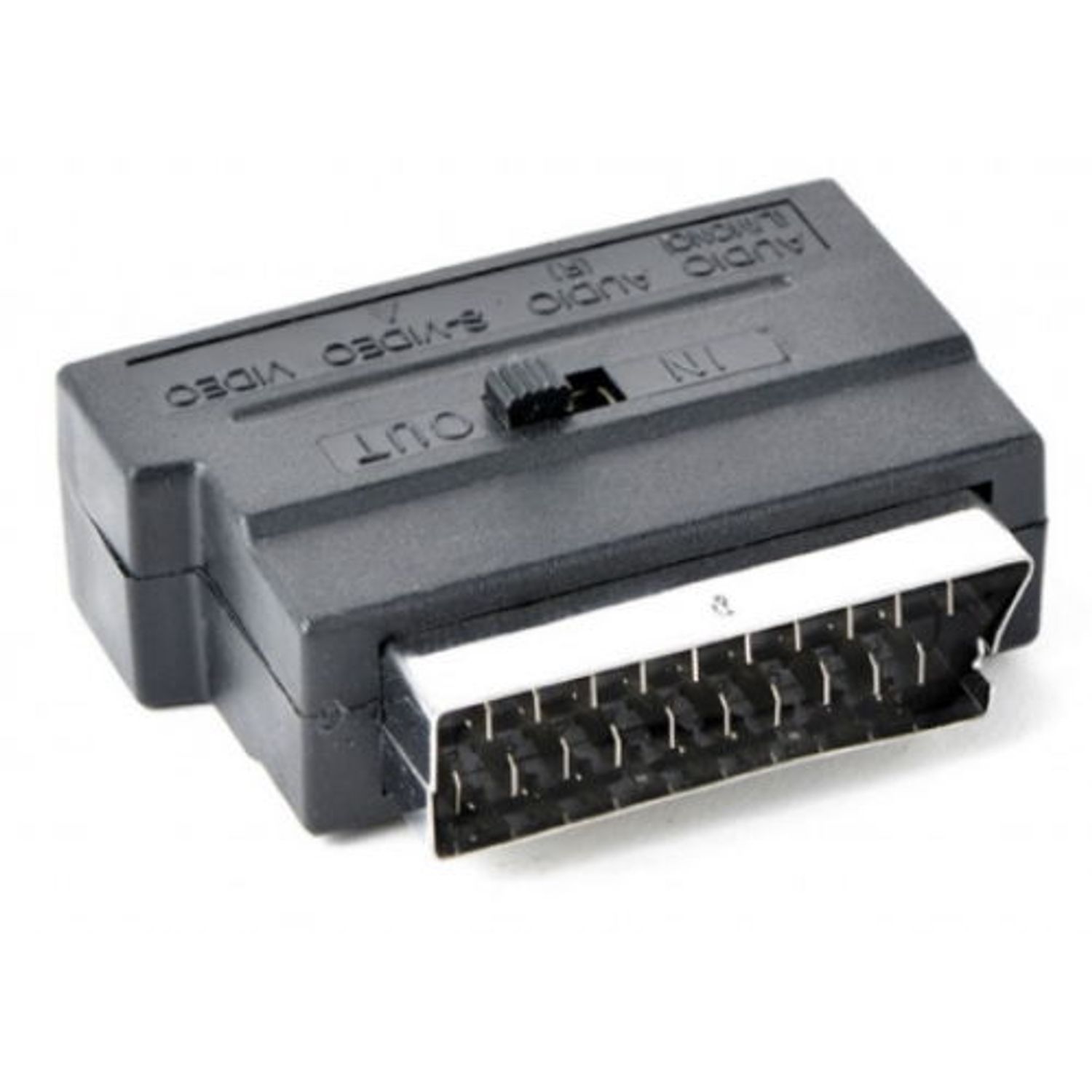 Adaptor Gembird CCV-4415, SCART la 3 RCA si 1 S-Video fotografia produsului View 3 L