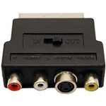 Adaptor Gembird CCV-4415, SCART la 3 RCA si 1 S-Video fotografia produsului