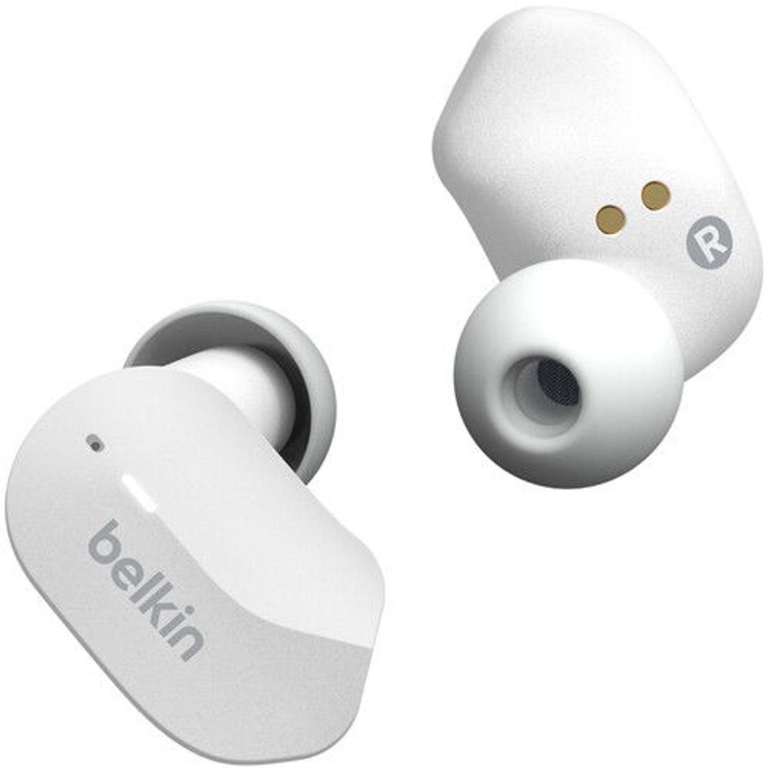 Casti True Wireless Belkin Earbuds SoundForm, Bluetooth, Waterproof IPX5 (Alb) fotografia produsului View 2 L