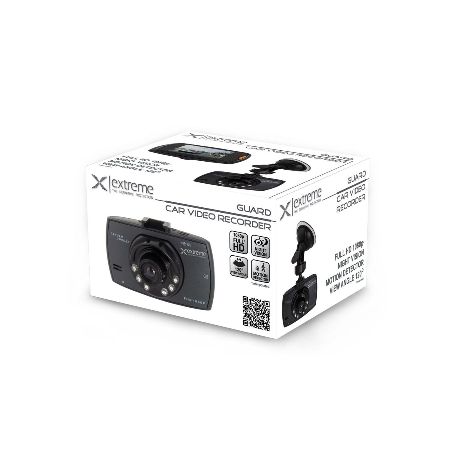 Camera Auto ESPERANZA EXTREME GUARD, Full HD, LCD, ecran 2.4", unghi de filmare 120&deg;, infrarosu (Negru) fotografia produsului View 4 L