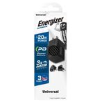 Incarcator retea Energizer A20MU, 20W (Negru) fotografia produsului View 3 S
