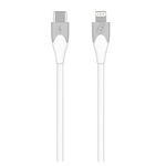 Cablu de date Energizer C61CLNKWH4, Lightning/USB-C, 1.2m (Alb) fotografia produsului