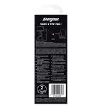 Cablu de date Energizer C61CLNKWH4, Lightning/USB-C, 1.2m (Alb) fotografia produsului View 3 S