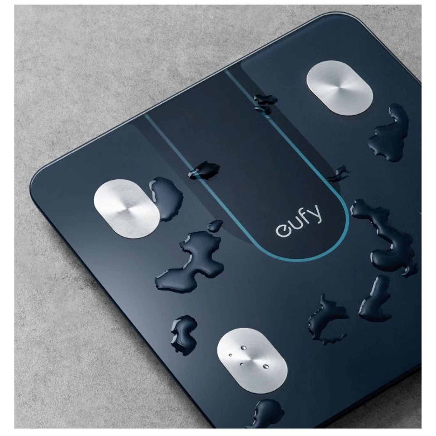 Cantar de baie eufy Smart Scale P2, Bluetooth, 3D Virtual Body Mod (Negru) fotografia produsului View 4 L