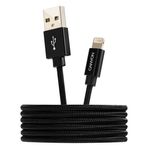 Cablu de date Canyon MFI-3, USB - Lighting, 1m (Negru) fotografia produsului View 2 S