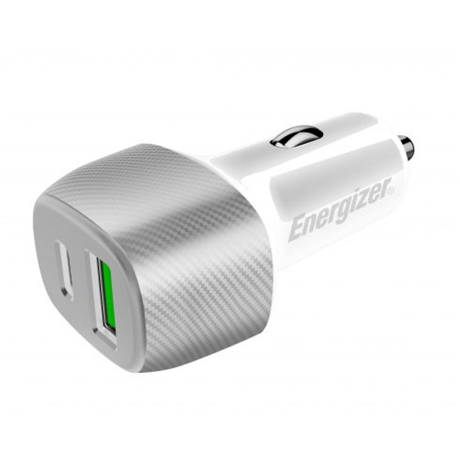 Incarcator auto Energizer D38WS, 38W, USB, USB-C (Alb/Gri) fotografia produsului