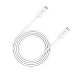 Cablu de date Canyon UC-42, USB Type-C Thunderbolt, 2m, 20Gbps, 240W (Alb) fotografia produsului