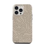 Protectie Spate Burga Dual Layer Wild Terrain pentru Apple iPhone 14 Pro (Bej) fotografia produsului