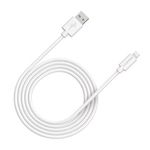 Cablu de date Canyon MFI-12, USB - Lightning, 2m (Alb) fotografia produsului