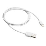 Cablu de date Canyon CNE-USBC1W, USB Type C, 1m (Alb) fotografia produsului