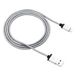 Cablu de date Canyon MFI-3, USB - Lighting, 1m (Gri inchis) fotografia produsului