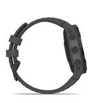 Ceas activity tracker Garmin Fenix 6 Pro Solar, curea silicon, display LCD,  Bluetooth, Rezistenta la apa (Gri) fotografia produsului View 6 S
