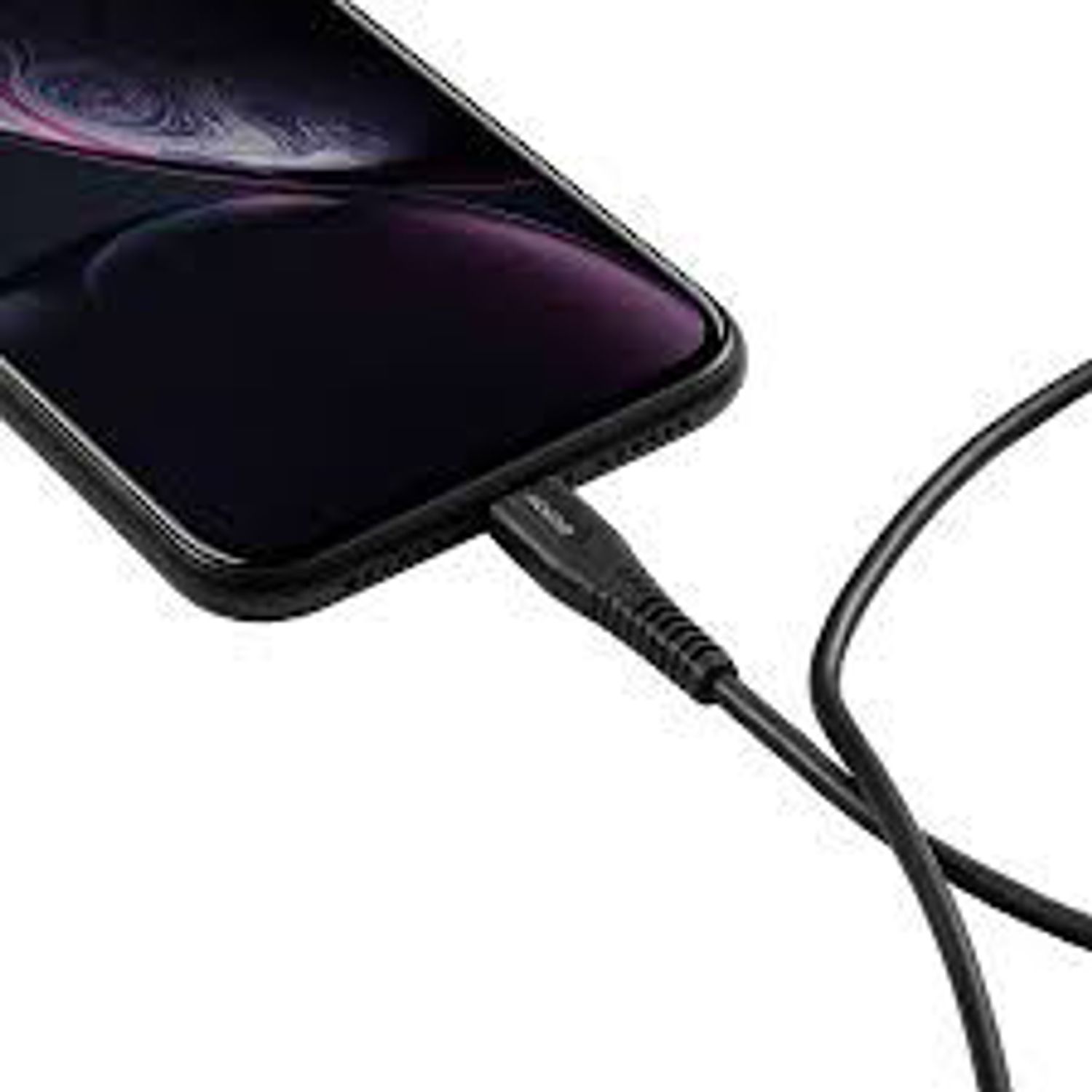 Cablu de date Canyon MFI-4, USB Type C - Lightning, 1.2m, 18W (Negru) fotografia produsului View 3 L