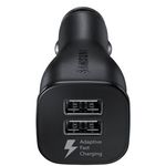 Incarcator Auto Samsung EP-LN920CBEGWW, 2x USB, 2A, Fast Charger, cablu Tip-C inclus (Negru) fotografia produsului View 2 S