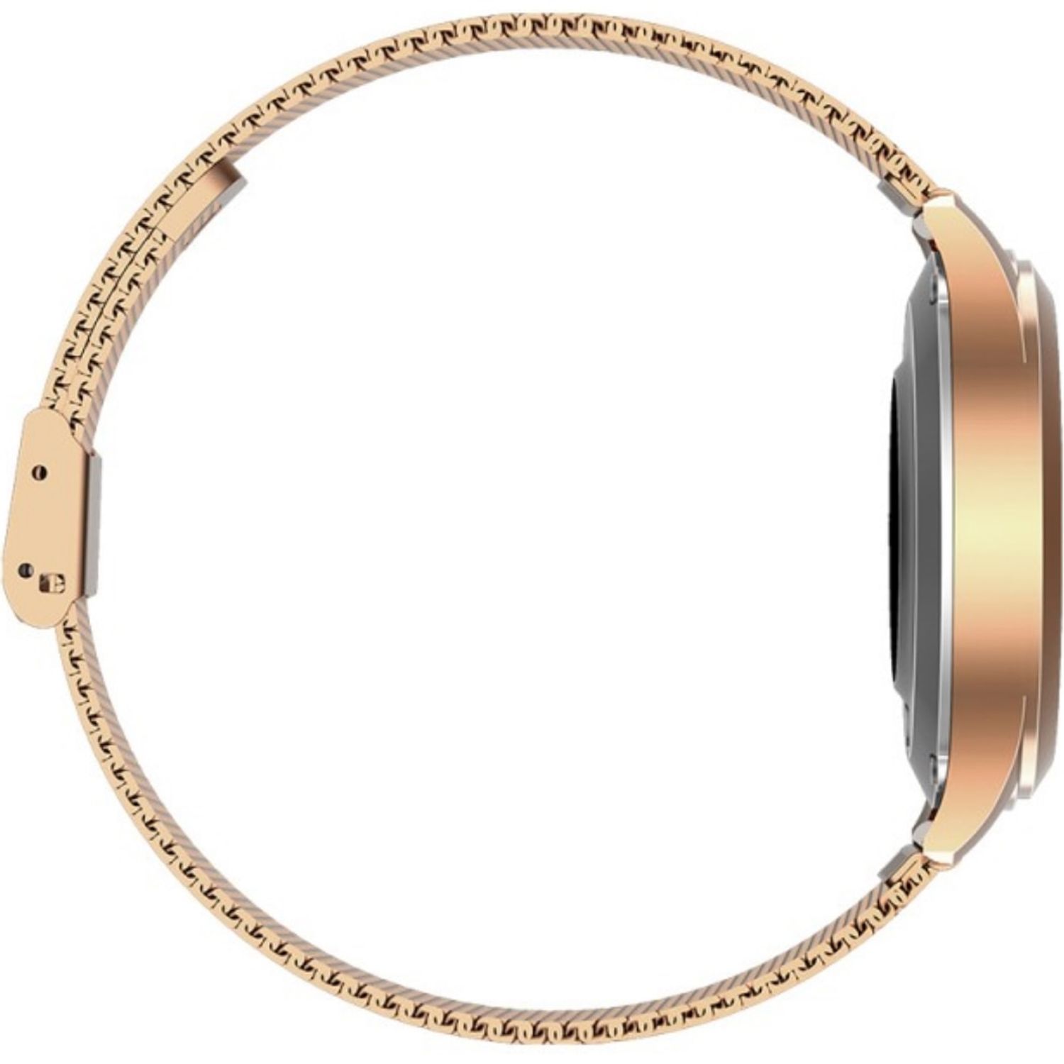 Smartwatch Maxcom FW42, ecran TFT 1.09&rdquo;, IP68, bratara metalica, Bluetooth, Android / iOS (Auriu) fotografia produsului View 5 L
