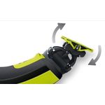 Aparat hibrid de barbierit si tuns barba Philips OneBlade QP2520/30, 3 piepteni, 1 rezerva, Acumulatori (Negru/Verde) fotografia produsului View 7 S