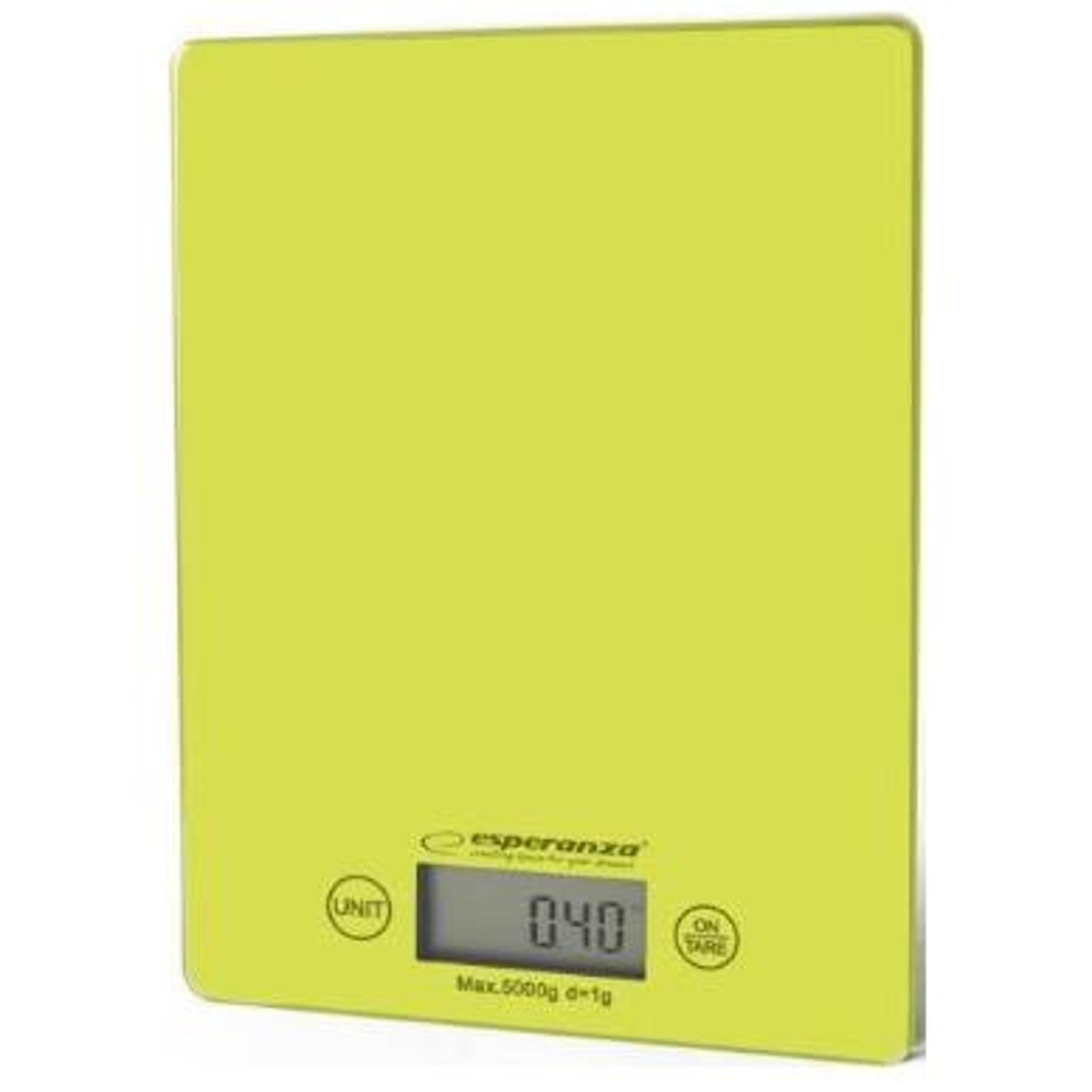 Cantar de bucatarie Esperanza LEMON EKS002G, 5kg (Galben) fotografia produsului