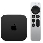 Apple TV 4K (2022), 128GB Flash, Bluetooth, Wi-Fi, LAN, Generatia 3 (Negru/Argintiu) fotografia produsului